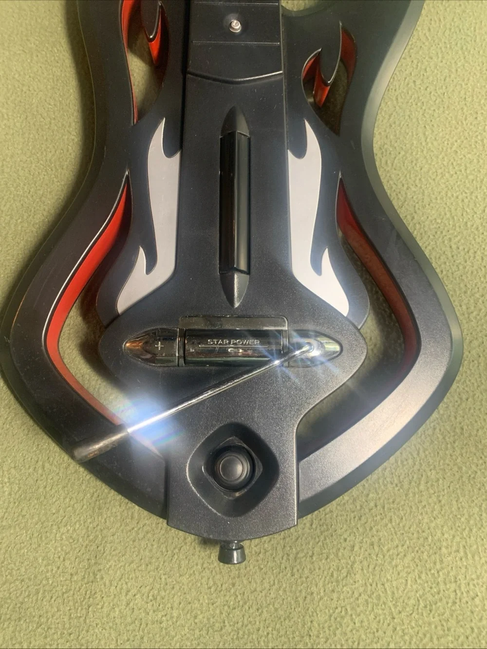 Activision wireless guitar controller for Nintendo Wii. Model: 96158805.